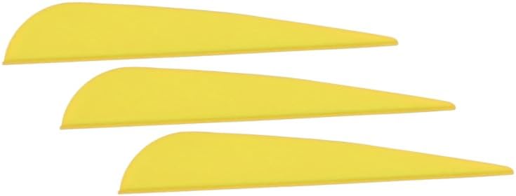 TY Archery 4 Inch Archery Fletches Plastic TPU Fletching Vanes Feathers Vane DIY for Archery Arrows Carbon Arrow Hunting Target Shooting - Pack of 50 - Image 3